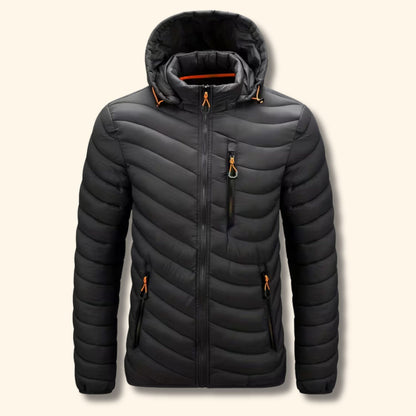 Lightweight Hooded Puffer Jacket | Revangiol
