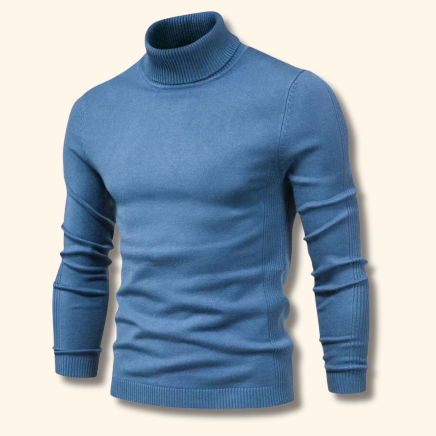 Premium Knit Turtleneck Sweater | Revangiol