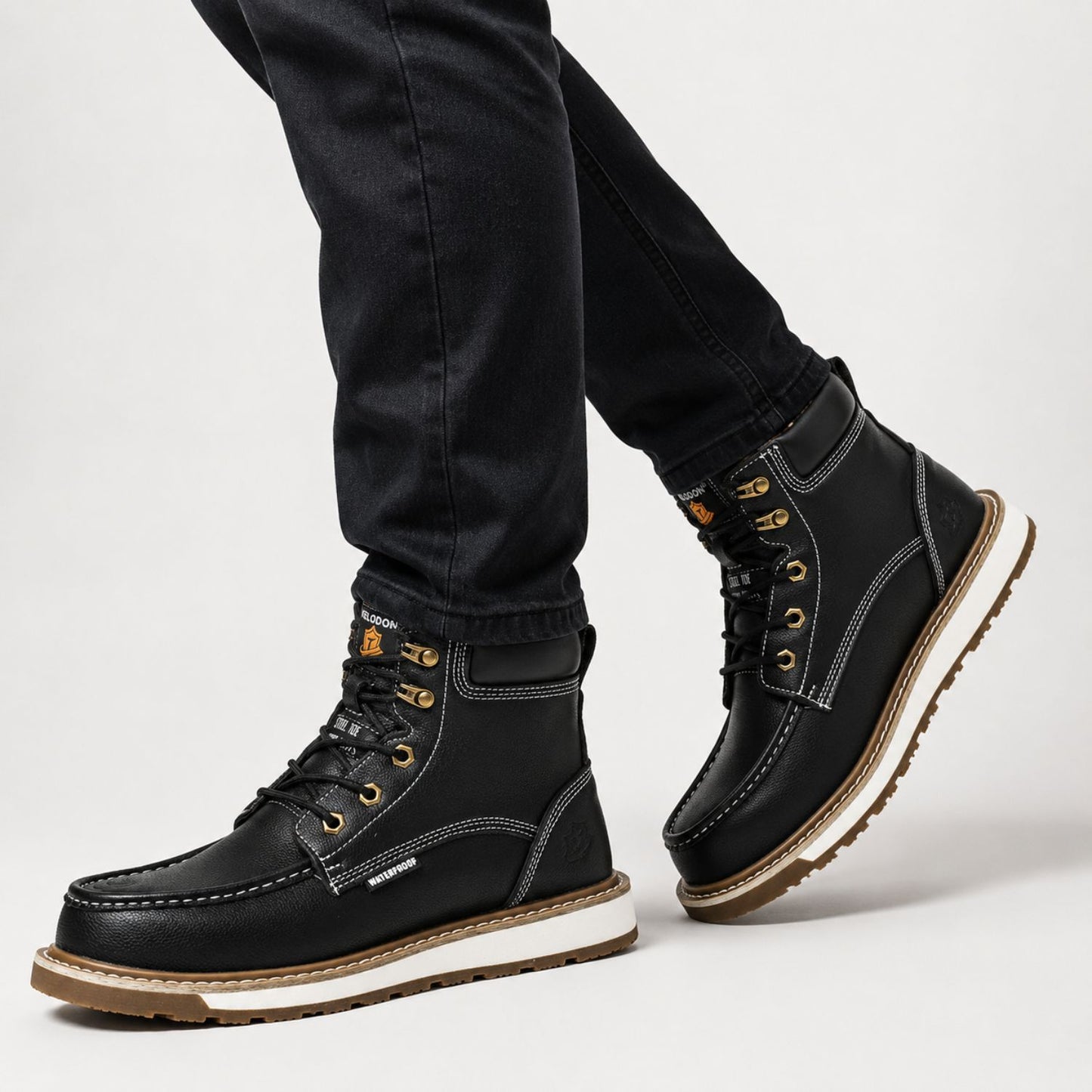 Waterproof Steel Toe Work Boots | Revangiol