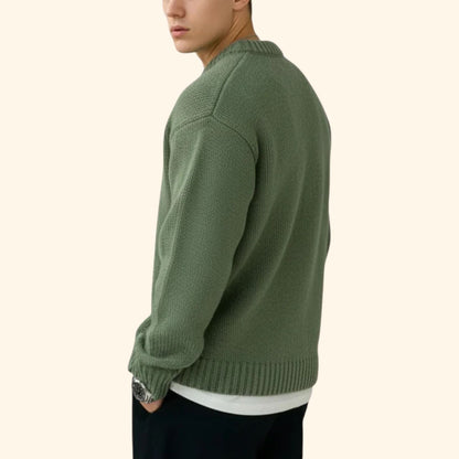 Everyday Knit Crew Neck Sweater | Revangiol