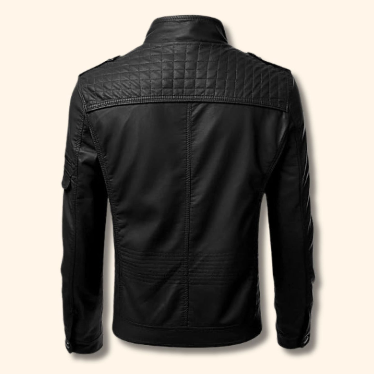 Removable Hood Leather Jacket | Revangiol