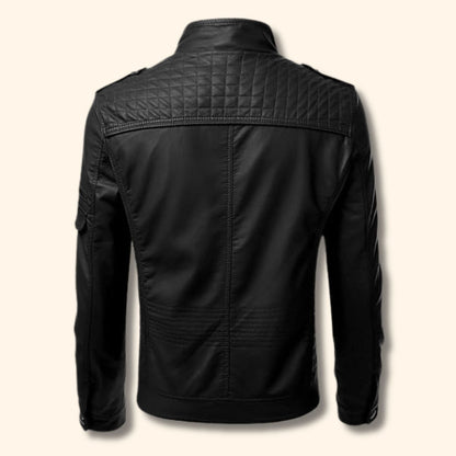 Removable Hood Leather Jacket | Revangiol