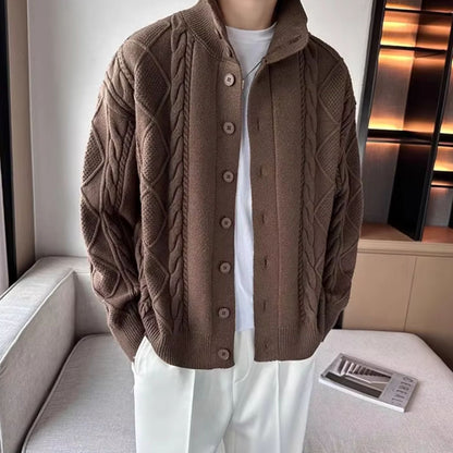 Chunky Collar Knit Sweater | Revangiol
