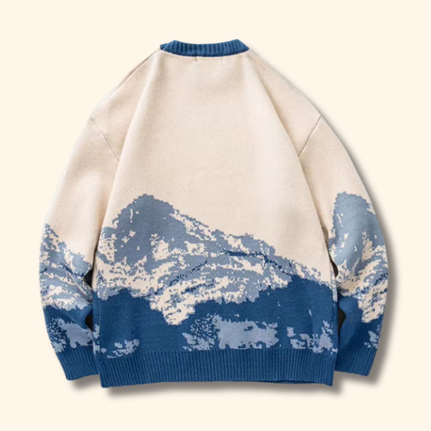 Mountain Scene Knit Sweater | Revangiol