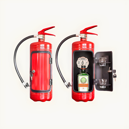 Fire Extinguisher Hidden Bottle Holder | Revangiol