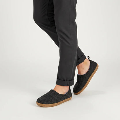 Felted Wool Slip-On Slippers | Revangiol