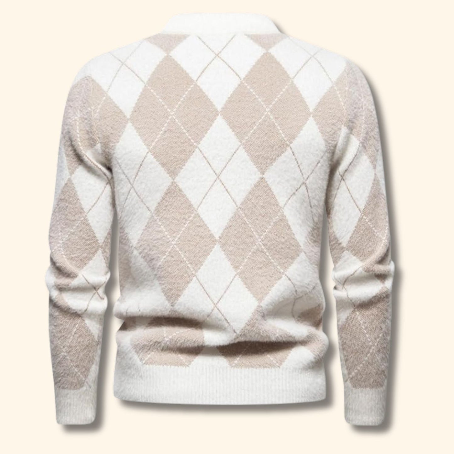 Argyle Knit Sweater | Revangiol