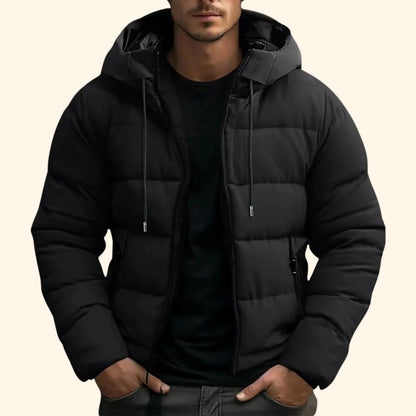 Insulated Hooded Puffer Jacket | Revangiol