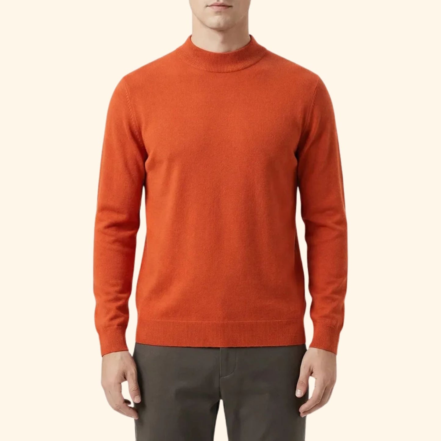 Refined Crew Neck Sweater | Revangiol