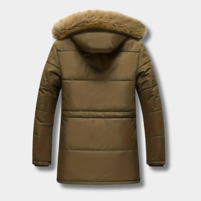 Fur Hood Padded Ski Coat | Revangiol