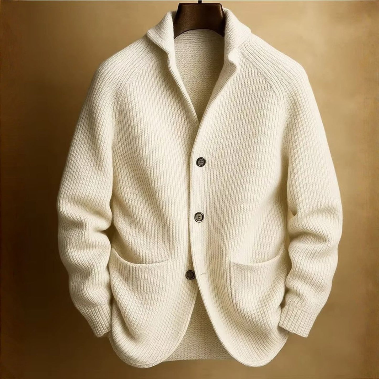 Tailored Shawl Knit Cardigan | Revangiol