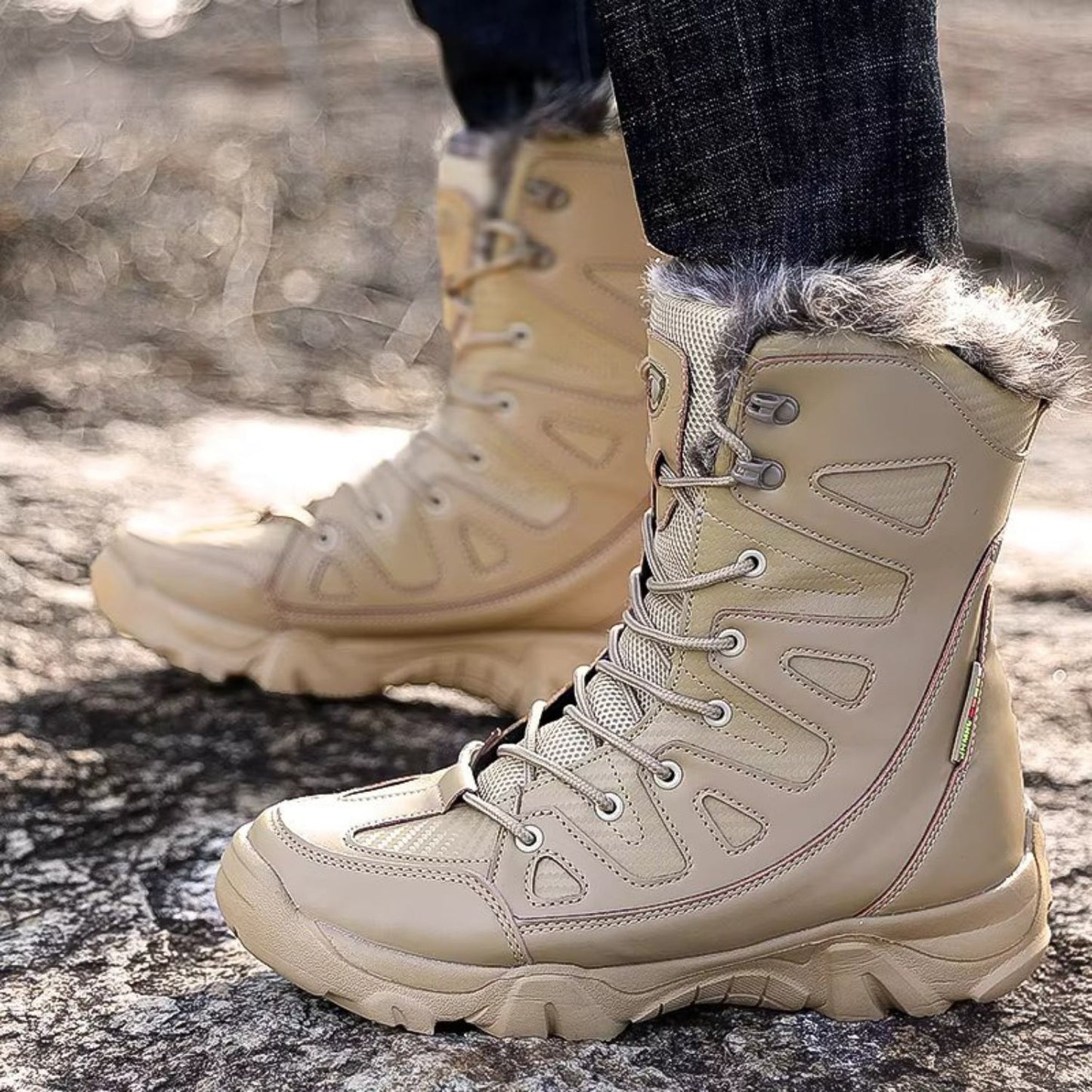 Waterproof Fur-Lined Snow Boots | Revangiol