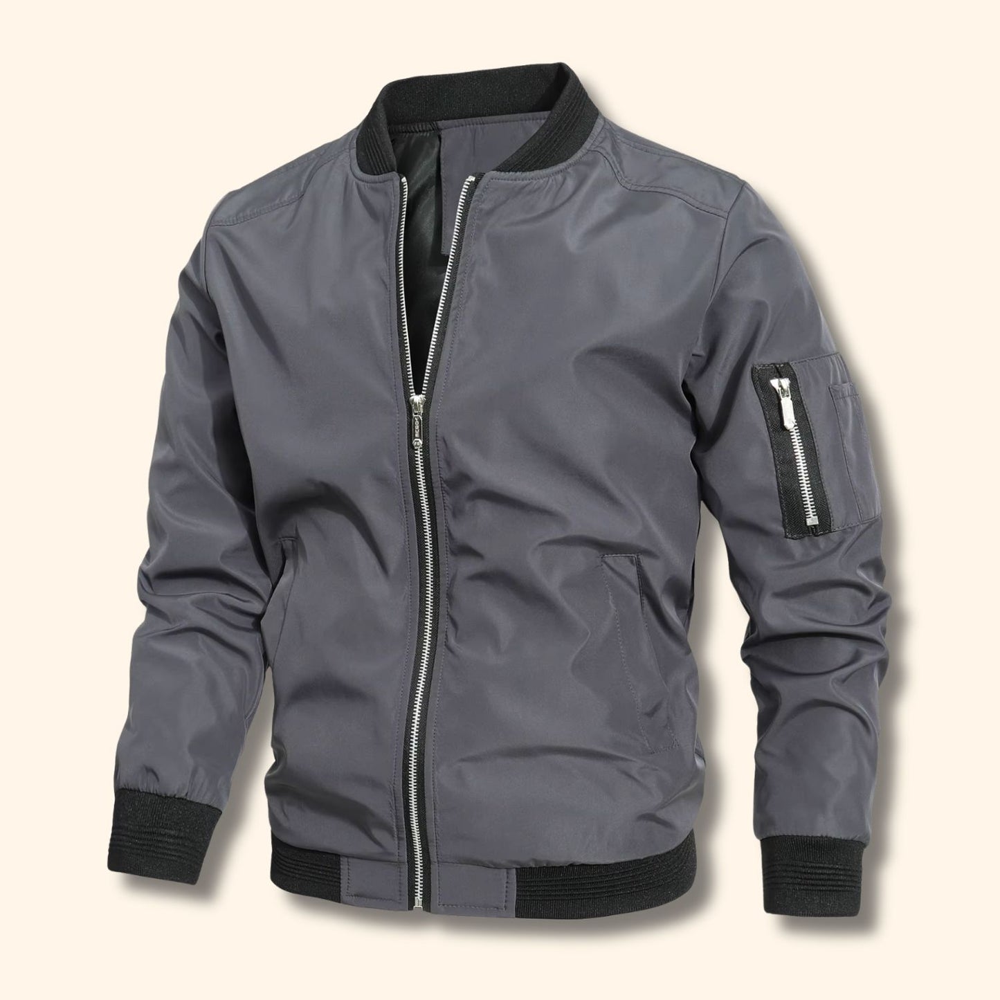 Classic Utility Bomber Jacket | Revangiol