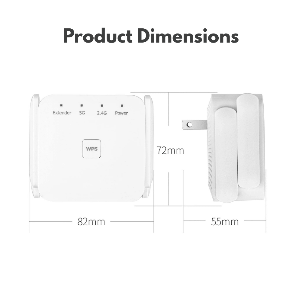 Universal Dual-Band WiFi Signal Booster | Revangiol