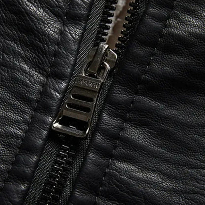 Classic Winter Leather Jacket | Revangiol