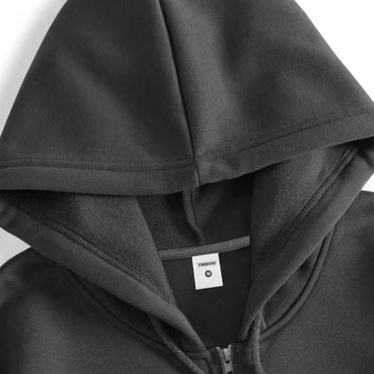 Gothic Dark Streetwear Zip Hoodie | Revangiol