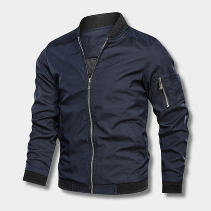Minimal Utility Bomber Jacket | Revangiol