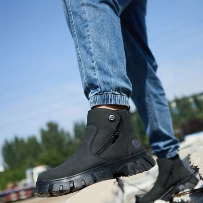 Slip-On Safety Work Boots | Revangiol