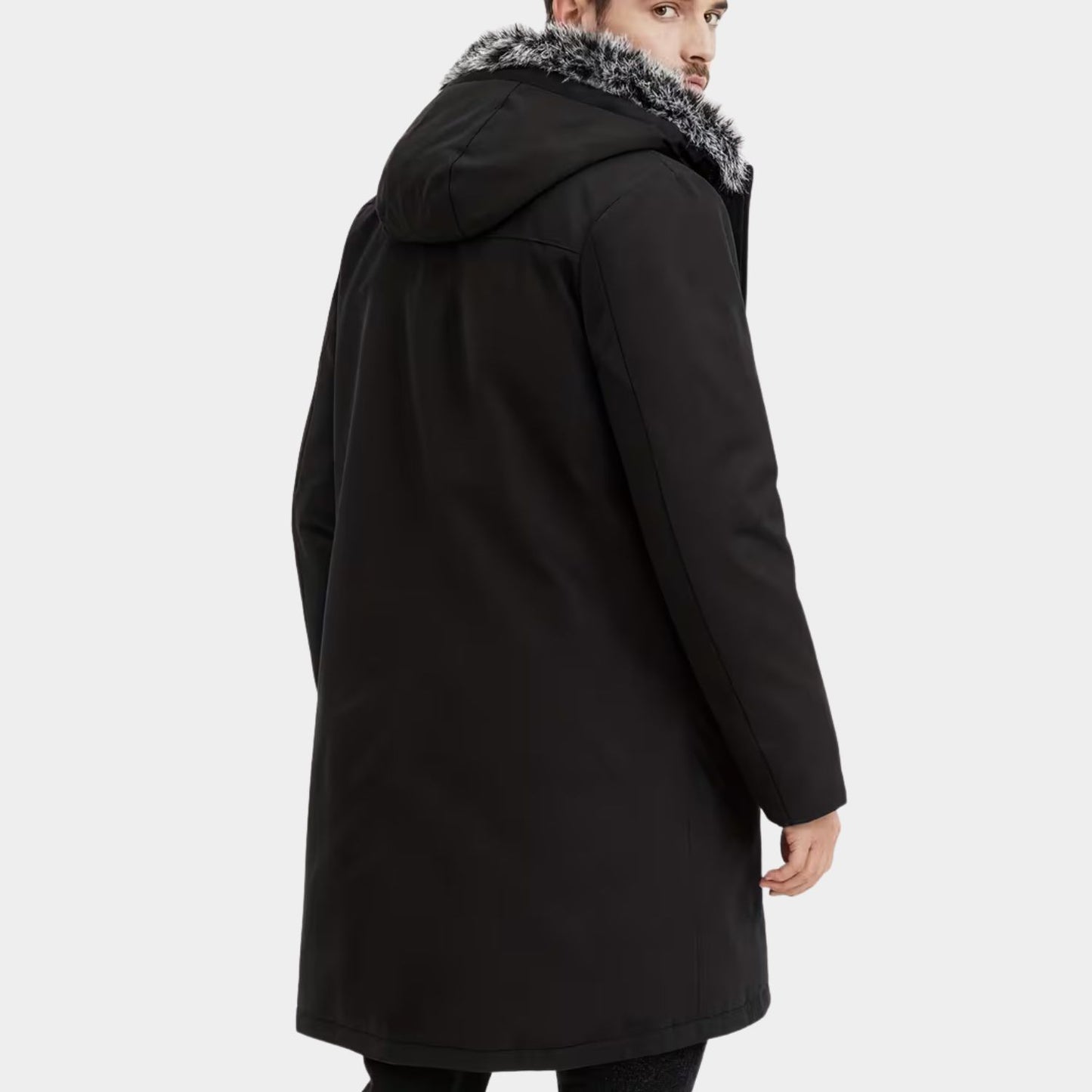 Fur Hood Longline Ski Coat | Revangiol