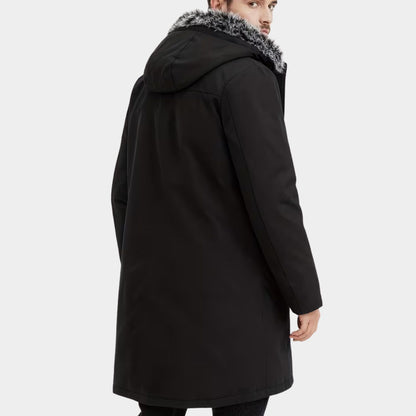 Fur Hood Longline Ski Coat | Revangiol