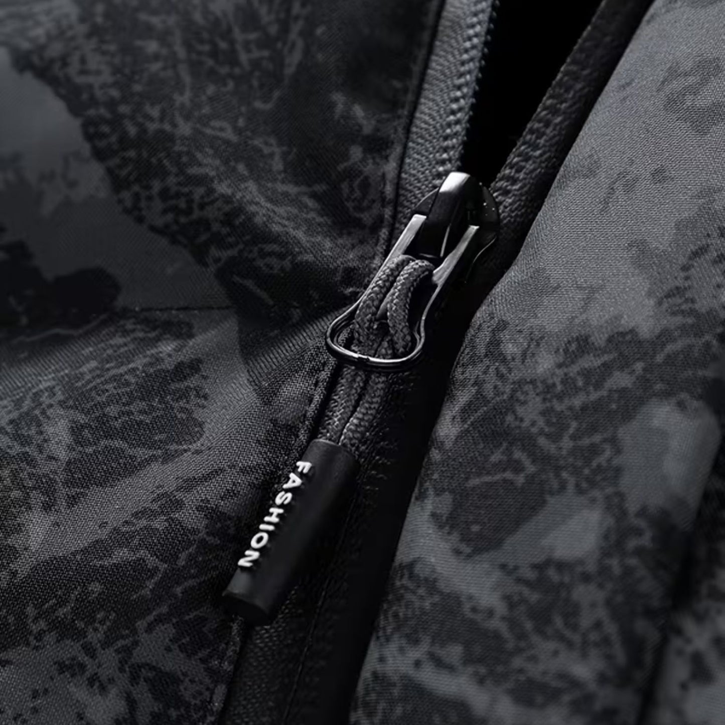 Camo Hooded Puffer Jacket | Revangiol