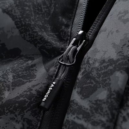 Camo Hooded Puffer Jacket | Revangiol