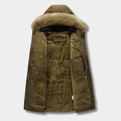Fur Hood Padded Ski Coat | Revangiol