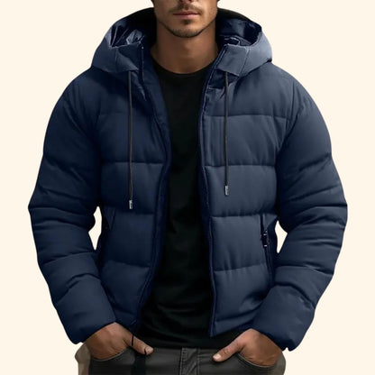Insulated Hooded Puffer Jacket | Revangiol