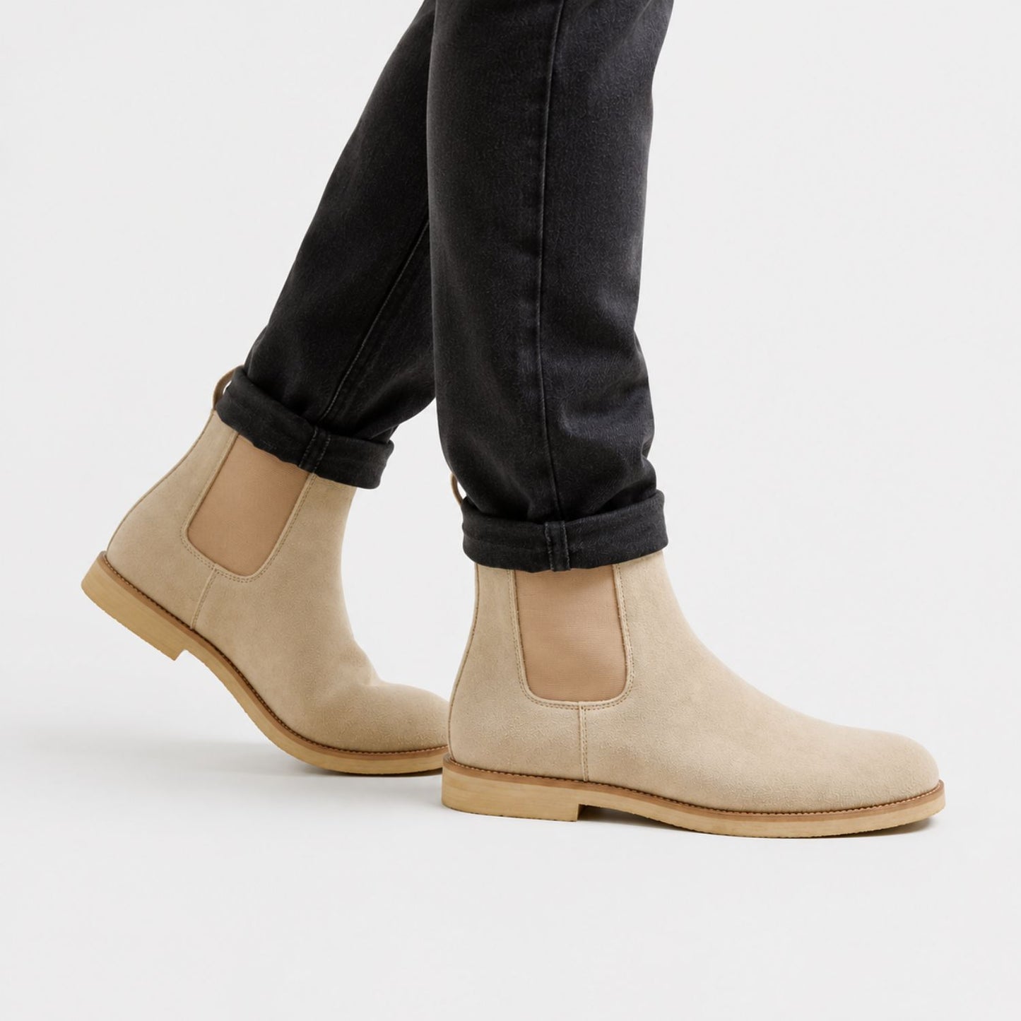 Suede Chelsea Ankle Boots | Revangiol