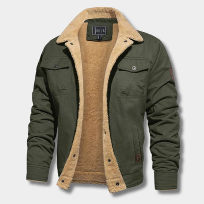 Fleece Lined Pilot Aviator Jacket | Revangiol