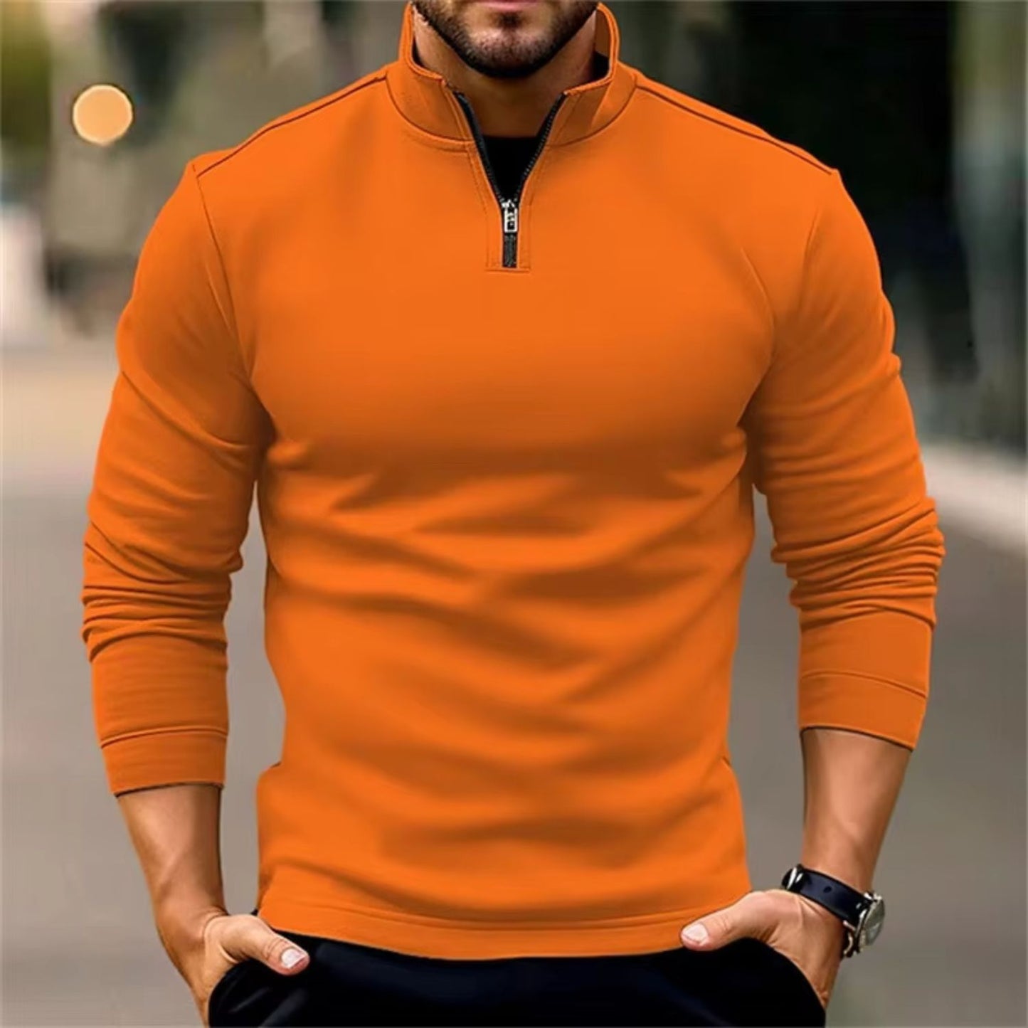 Quarter-Zip Essential Sweater | Revangiol