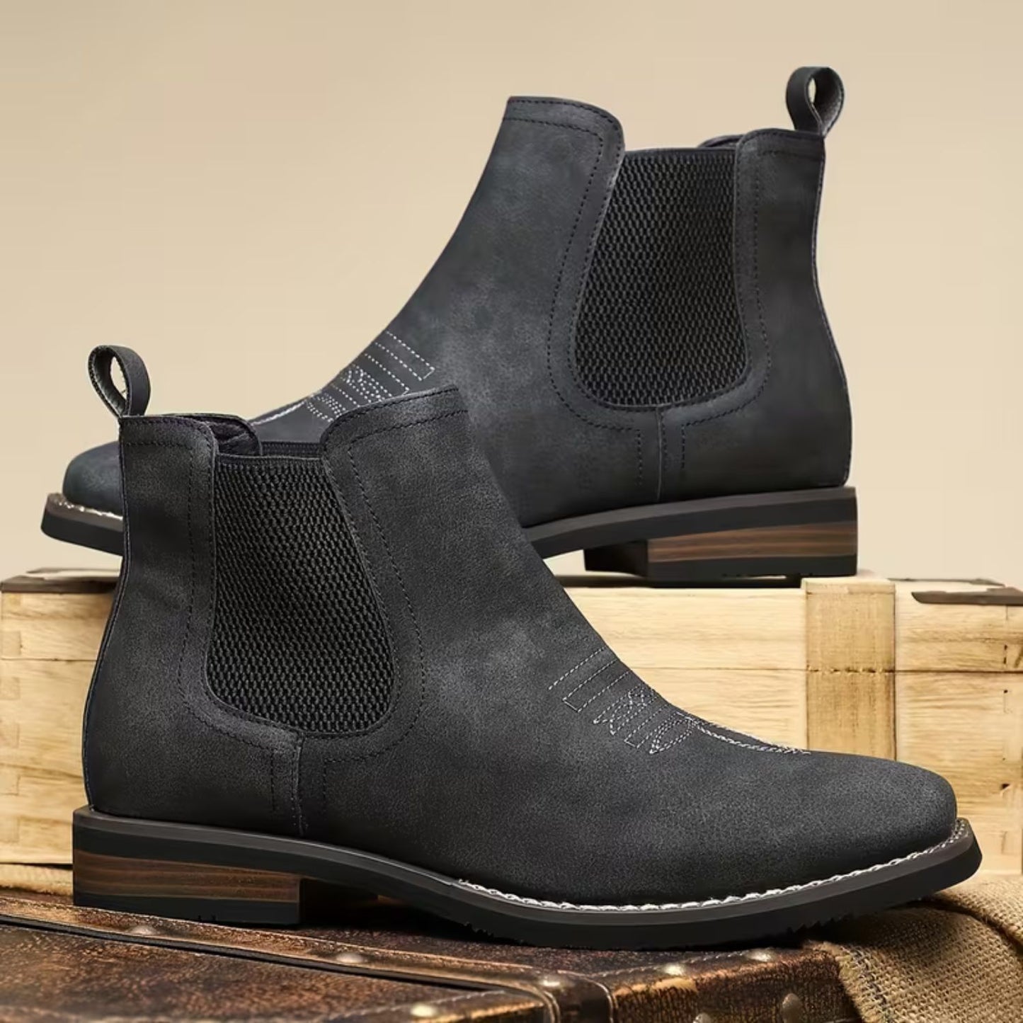 Minimalist Chelsea Dress Boots | Revangiol