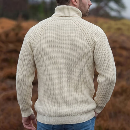 Warm Turtleneck Knit Sweater | Revangiol