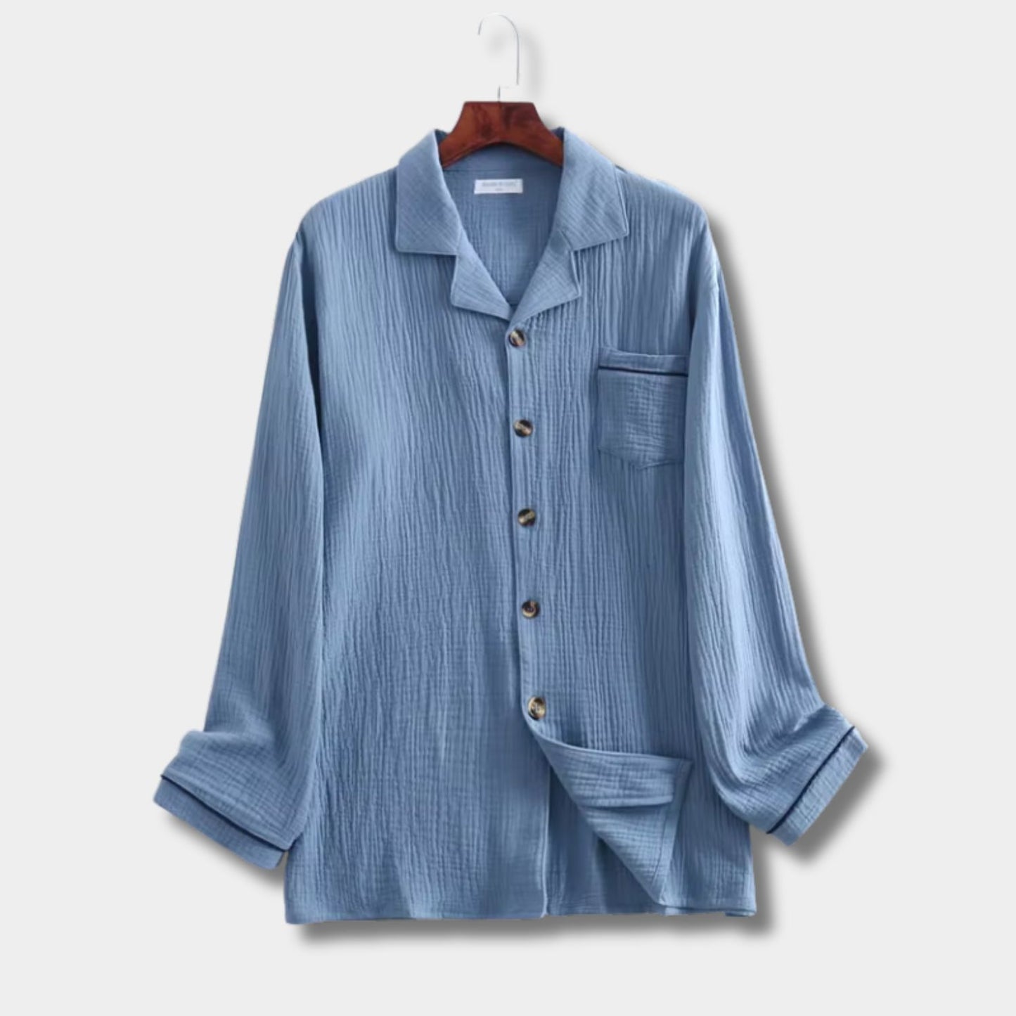 Button Front Lounge Pajama Set | Revangiol
