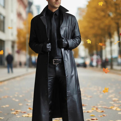 Long Leather Jacket | Revangiol
