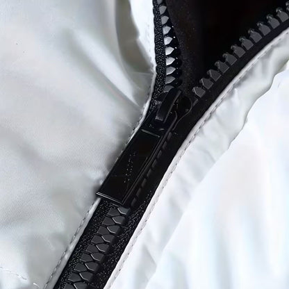 Mountain Print Hooded Ski Jacket | Revangiol