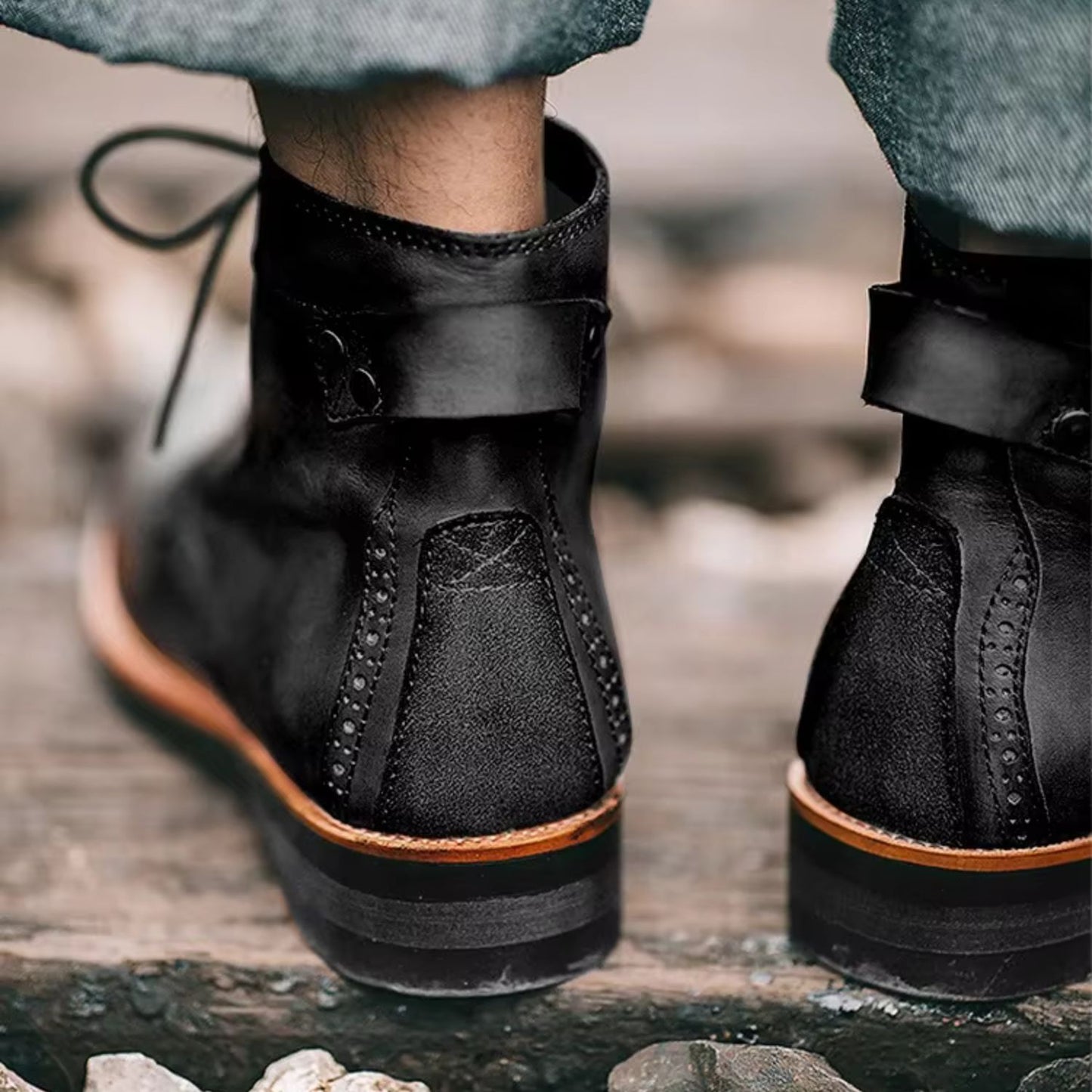 Classic Leather Dress Boots | Revangiol