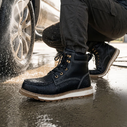 Protective Leather Work Boots | Revangiol