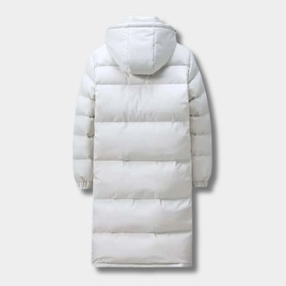 Longline Hooded Padded Ski Coat | Revangiol
