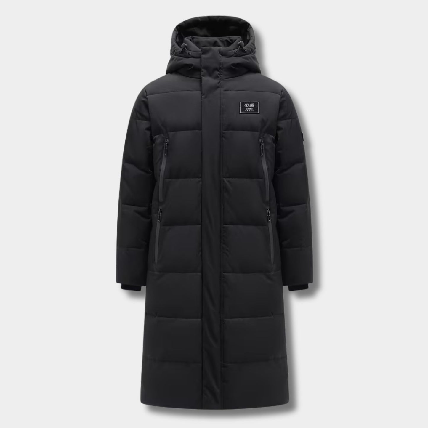 Long Hooded Puffer Ski Coat | Revangiol