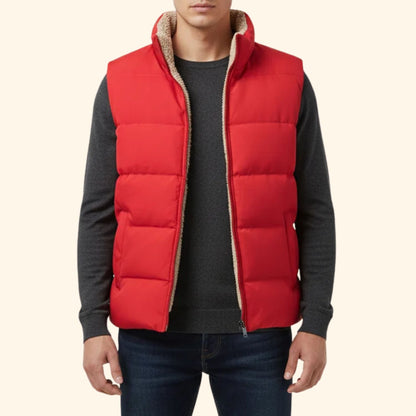 Insulated Zip Puffer Vest | Revangiol
