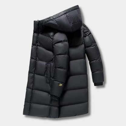 Extra Thick Hooded Puffer Ski Coat | Revangiol