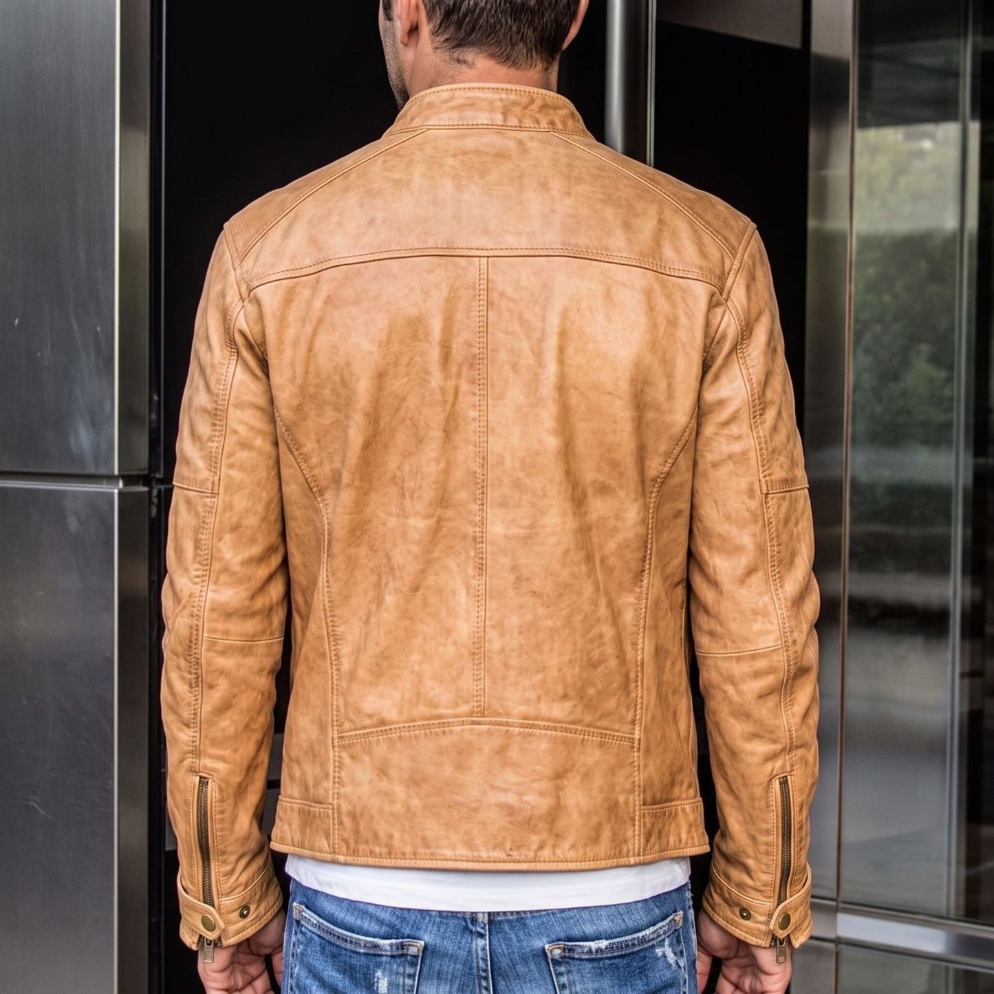 Classic Moto Leather Jacket | Revangiol
