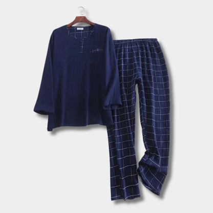 Textured Short Sleeve Pajama Set | Revangiol