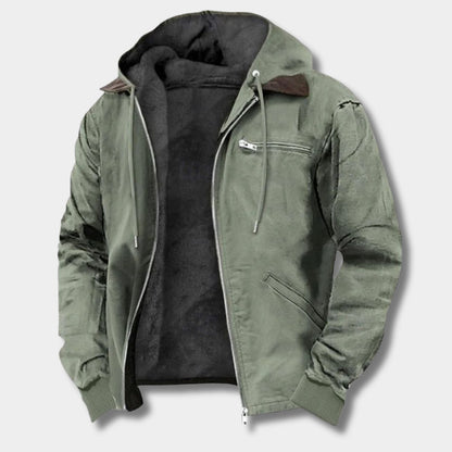 Hooded Sherpa Fleece Jacket | Revangiol