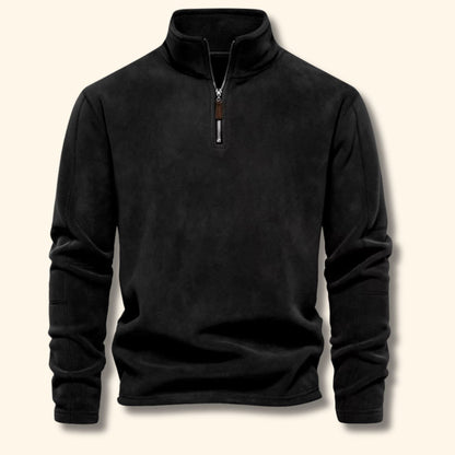 Quarter-Zip Fleece Pullover | Revangiol