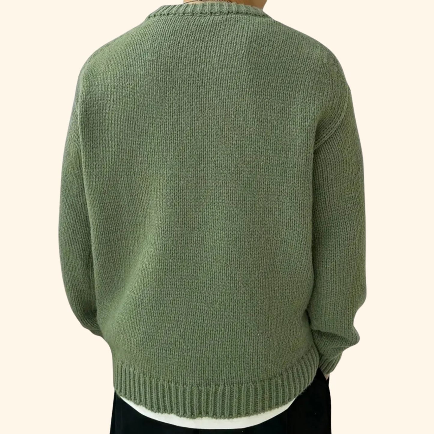 Everyday Knit Crew Neck Sweater | Revangiol