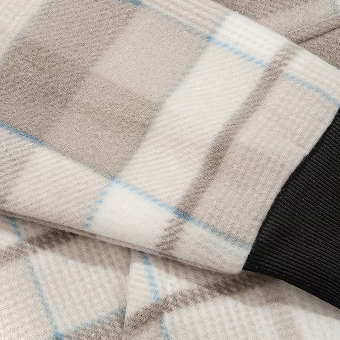 Sherpa Lined Flannel Shirt Jacket | Revangiol