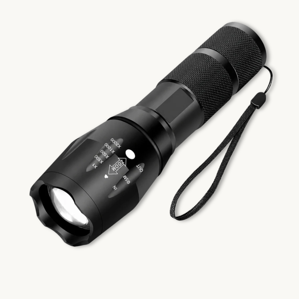 High-Intensity Adjustable Beam Flashlight | Revangiol