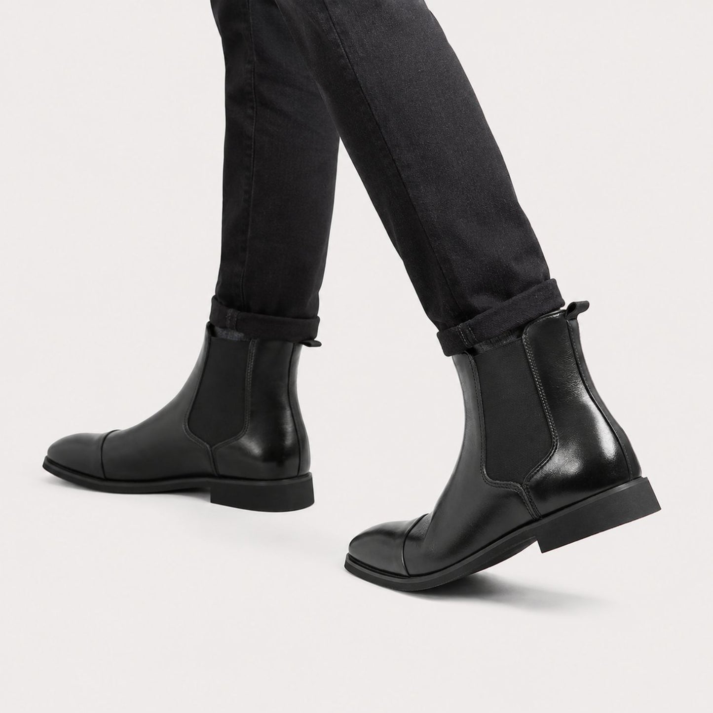 Cap Toe Chelsea Boots | Revangiol